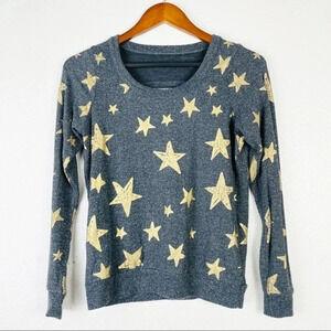 CHASER Starry Night Knit Pullover Top‎ Size XS